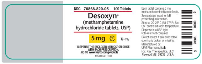 Desoxyn® [methamphetamine HCI] image