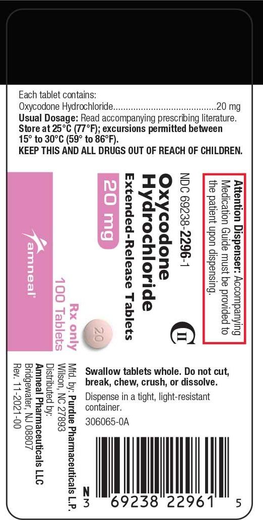 Oxycontin 20 mg Purdue® image